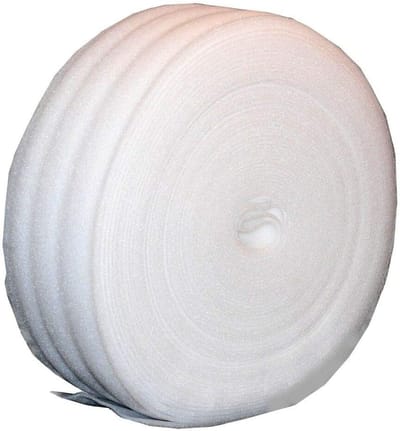 Isolatieband Vloerverwarming - Randstroken PE Schuim - Warmte Isolatie - Geluidsdempend Materiaal - 50m x 250mm - Wit