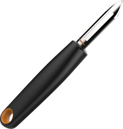 Fiskars Functional Form Dunschiller /Schilmes - Vast Lemmet - Roestvrij Staal - 18 cm - Zwart