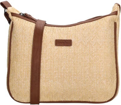 Beagles Formentera Schoudertas - Crossbody - Riet - Zomer - Ritsen - Praktisch - Natuur