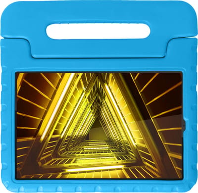 Hoesje - Geschikt voor Lenovo Tab M10 FHD Plus (2e / 2nd Generatie) - Kinderhoes Shockproof Bumper - Kidsproof Case - Tablet Hoes - Kinder Hoes Cover - Blauw