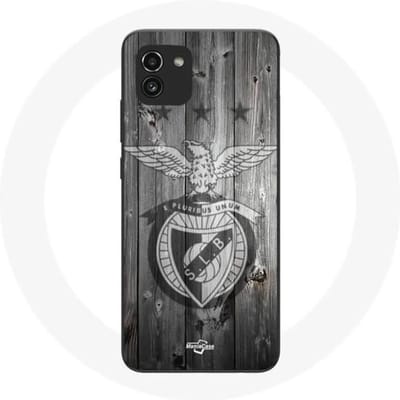 Coque maniacase pour Samsung Galaxy A03 slb benfica fond gris