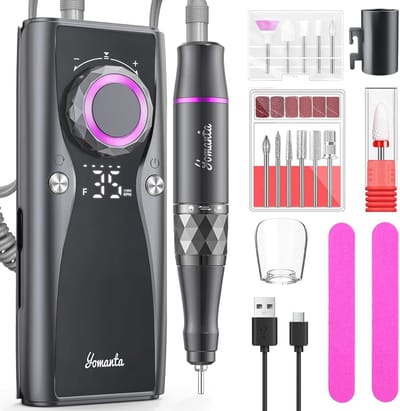 Professionele elektrische nagelboorset met USB oplaadbaar ontwerp en lange batterijduur