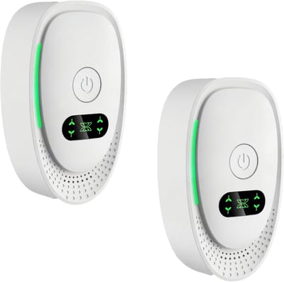 2-pack plug-in negatieve ionen luchtreiniger - Luchtreiniger - Draagbare mini negatieve ionengenerator voor thuis, stille geurverdrijver voor huisdieren, toilet, kantoor, kamer