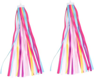 Kinderfiets Streamers - Fiets Versiering - Fiets Decoratie - Eenvoudig Te Bevestigen - 26 Centimeter Lengte - Kleurrijk