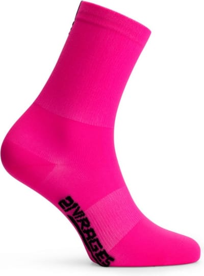 21Virages 2 PAAR  Colora fietssokken zomer Fluo Roze - 37-42