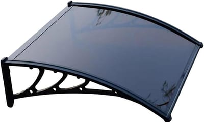 Voordeur Luifel - Afdak Huisdeur - Bescherming Buiten - Zelfreinigend Regen - 60x120cm - Bruin