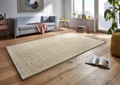 Design vloerkleed - Dream geel 80x150