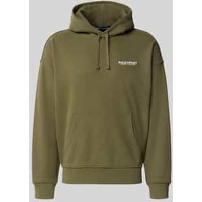 regular fit hoodie van katoenmix