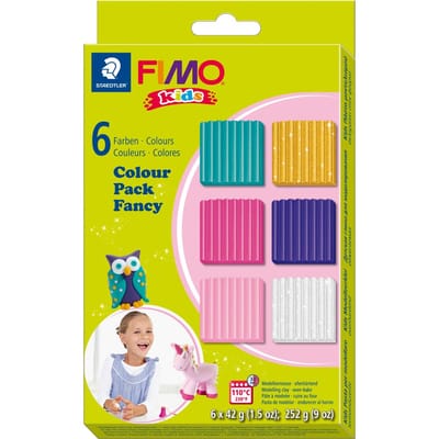Fimo kids -ovenhardende boetseerklei - Colour pack girlie (6 x 42g)
