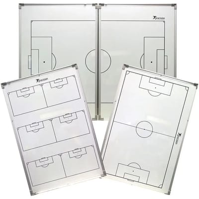 Precision Coachbord Voetbal 90 X 120 Cm Magnetisch Wit 30-delig