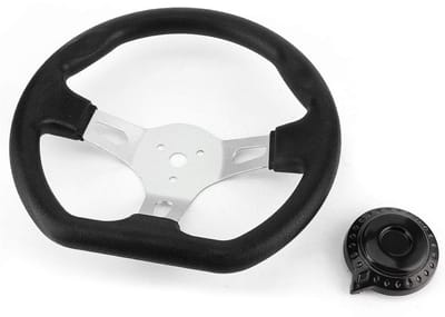 Dailygoods- Stuurwiel Duurzaam - Ergonomisch Ontwerp - Comfortabel Handgevoel - Uniek Design - Eenvoudige Installatie - Geschikt voor Go-Kart/Buggy - Go-kart Stuur