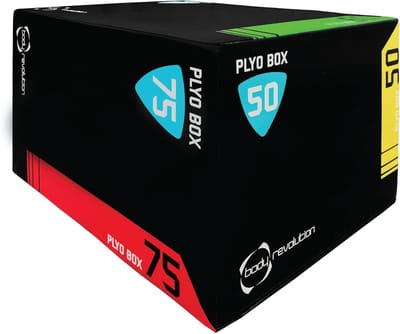 Body Revolution plyobox - 75 x 60 x 50 cm - 3 hoogtes - antislip PVC