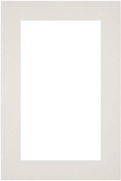 Passe-Partout Fotomaat 20x35 cm - Lijstmaat 30x45 cm - Lichtgrijs - Museumkarton - Fotolijst niet inbegrepen