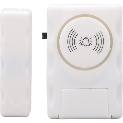 Draadloze Deur Raam Magnetische Sensor 105dB Geluid Anti Diefstal Inbreker Alarm Systeem voor Huis Hotel white