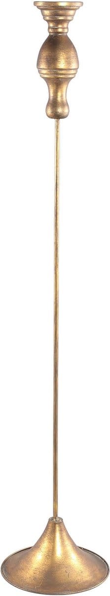 PTMD Verya Ronde Kandelaar - H115 x Ø22,5 cm - Metaal - Koper