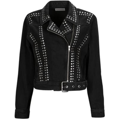 Only  Leren Jas ONLGILLA LS STUD DNM BIKER JACKET CRO