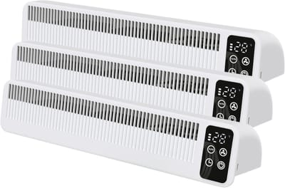 Zentex Radiator Ventilator - Draadloos met Timer en Slimme Modus - 5200 mAh Accu - Warmteverdeler - Kachelventilator