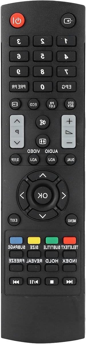 Vervangende afstandsbediening voor LCD TV met 10 meter bereik, batterijgevoed, geschikt voor audio systemen