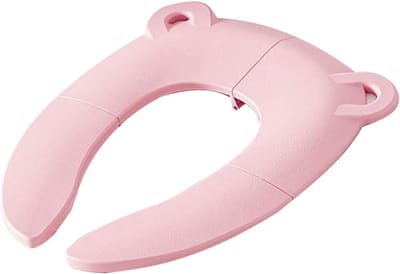 Toilet Training Seat - Potty Trainer Kinder Potty - Zindelijkheidstraining - Opvouwbaar Ontwerp - 30x35cm - Roze