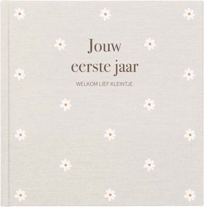 Writemoments Jouw eerste jaar - Baby boek eerste jaar - Madeliefjes