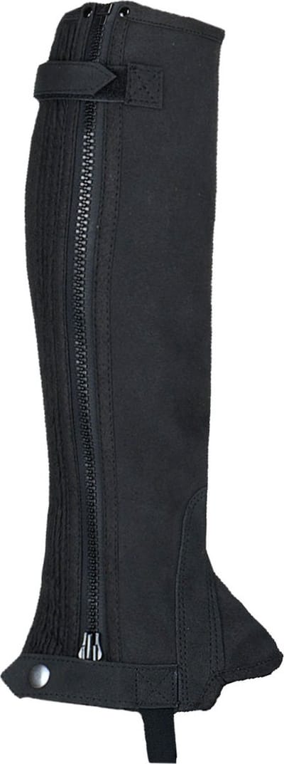Mondoni Jubilee Minichaps - Maat: XS - Zwart - Leer
