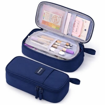 BOTC Etui - Pennenzak voor jongens en meisjes - etuis voor school – pennenzak - schoolspullen - Marineblauw