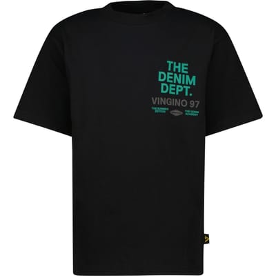 Vingino Boys Hens T-shirt Deep Black Taglia: 4 | T-shirt Outlet | kids | Nero