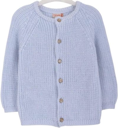 Baby Cardigan Gebreid Selanik met Pompon voor Kinderen