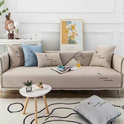 Zomer Koel Zacht IJszijde Bankhoes Antislip Wasbaar Bankkussen High-End Woonkamer Meubilair Stofdicht Volledige Hoes 30x50 pillowcase1