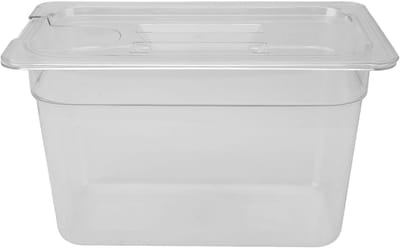 Kookcontainer - Slowcooking Bak - Lage Temperatuur Koken - Hittebestendig ABS Materiaal - 69 Liter - Transparant