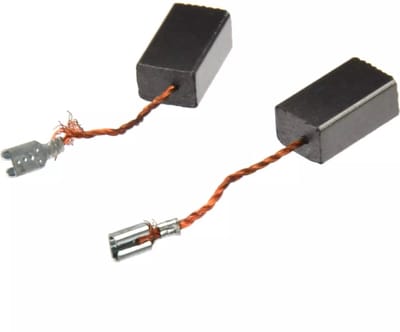 GEKO Set van 10 koolborstels - 6x8,2x14,2 mm - Voor haakse slijper - Duurzaam grafiet - Eenvoudige installatie