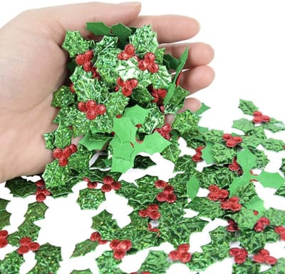 Akyol - Kerstkransversiering - bessenplant- kerstversiering - 50 stuks - kerststukje - bessen - kerst- kerstdecoratie - groene decoratie - kerstkrans – versiering - kerst decoratie - decoratie kerst - tafel decoratie voor kerst