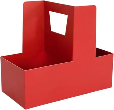 Dikke Bloemendozen - Cadeauboxen Boeketten - Bloemstukken Maken - Set van Vijf - 28x10x14 cm - Rood