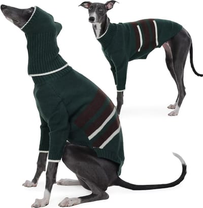 Warme Hondentrui met Lange Mouwen en Kalmerende Hoes voor Windhonden en Whippets