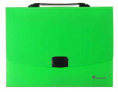 Titanum Kaart A4 met 12 maakt een handdoek wakker, fluo groen