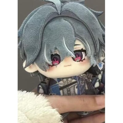 10cm Ridders van Favonius Lohen Pluche Pop Kerst Hanger Bedrukt Genshin Impact Gevuld Lohen Pluche Pop Verjaardagsfeest Cadeau Speelgoed 10cm gray