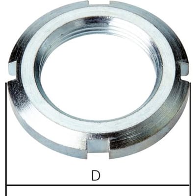 Moer met gleuf voor ronde cilinder 50 mm 63 mm M45 x 1,5