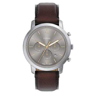 FOSSIL NEUTRA Heren Horloge 44 - Zilverkleurig