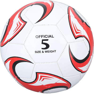 Maat 5 Voetbal PVC voor Competities Training Examens Officieel Binnen Buiten Spelen Rood rood
