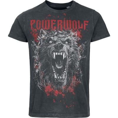 Powerwolf T-shirt - Chaos - S tot 4XL - voor Mannen - donkergrijs