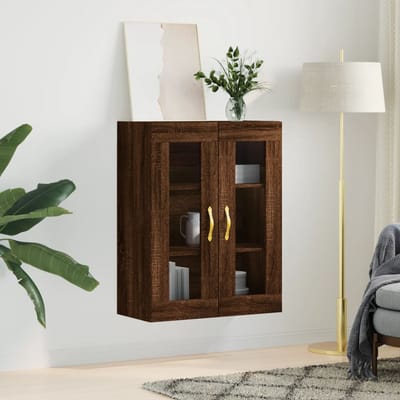 vidaXL - Hangkast - 69,5x34x90 - cm - bruin - eikenkleur