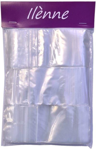 Ilènne - Gripzakjes 60x80 mm - 300 stuks - Hersluitbare Plastic Zakjes - Transparant - Diamond Painting Zakjes - Kleine Plastic Zakjes - Sieradenzakjes