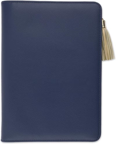 Wekelijkse Maandelijkse Planner - Agenda Ringband - Afspraken Bijhouden - Geïllustreerde Maanden - 5-1/2 x 8-1/2 - Marine