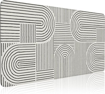 Grote Bureaumat - Toetsenbordpad Onderlegger - Bureau Organisatie - Waterbestendig Oppervlak - 90 x 40 cm - Wit