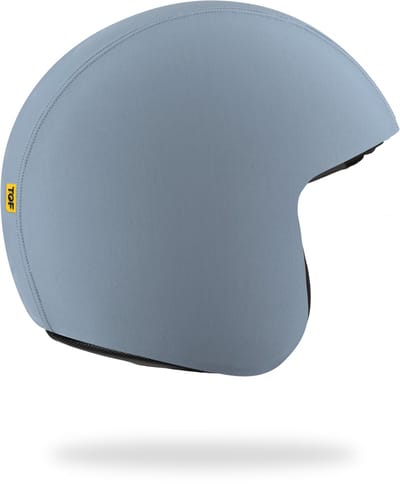 TOF SKIN - Morning Blue - losse Skin - LET OP: Past alleen op een TOF BASE HELM (Scooter helm - Brommer helm - Motor helm - Jethelm - Fashionhelm - Retro helm)
