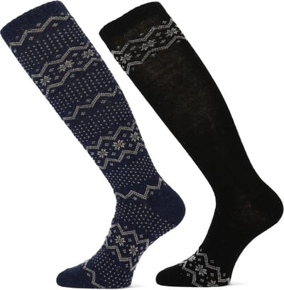 Teckel - Wol Blend - Dessin - ladies Sock - 2 pack - Maat 36/42