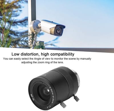 Dailygoody - Beveiligingscamera Lens - 720P HD - Handmatige diafragma - Aluminium - Lage vervorming - 3.5-8mm