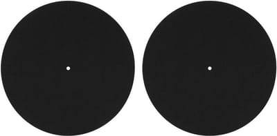 Platen Beschermmat - Antislip Mat - Platen Beschermen - Vilt Materiaal - 30 cm - Grijs