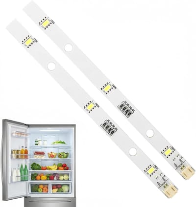 Koelkastlamp LED Set van 2 - 12V 2W Reservelampen voor Koelkastverlichting en Koelkastonderdelen, Geschikt voor Diverse Merken