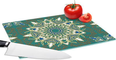 Glazen Snijplank - 28x20 - Mandala - Patronen - Zen - Snijplanken Glas